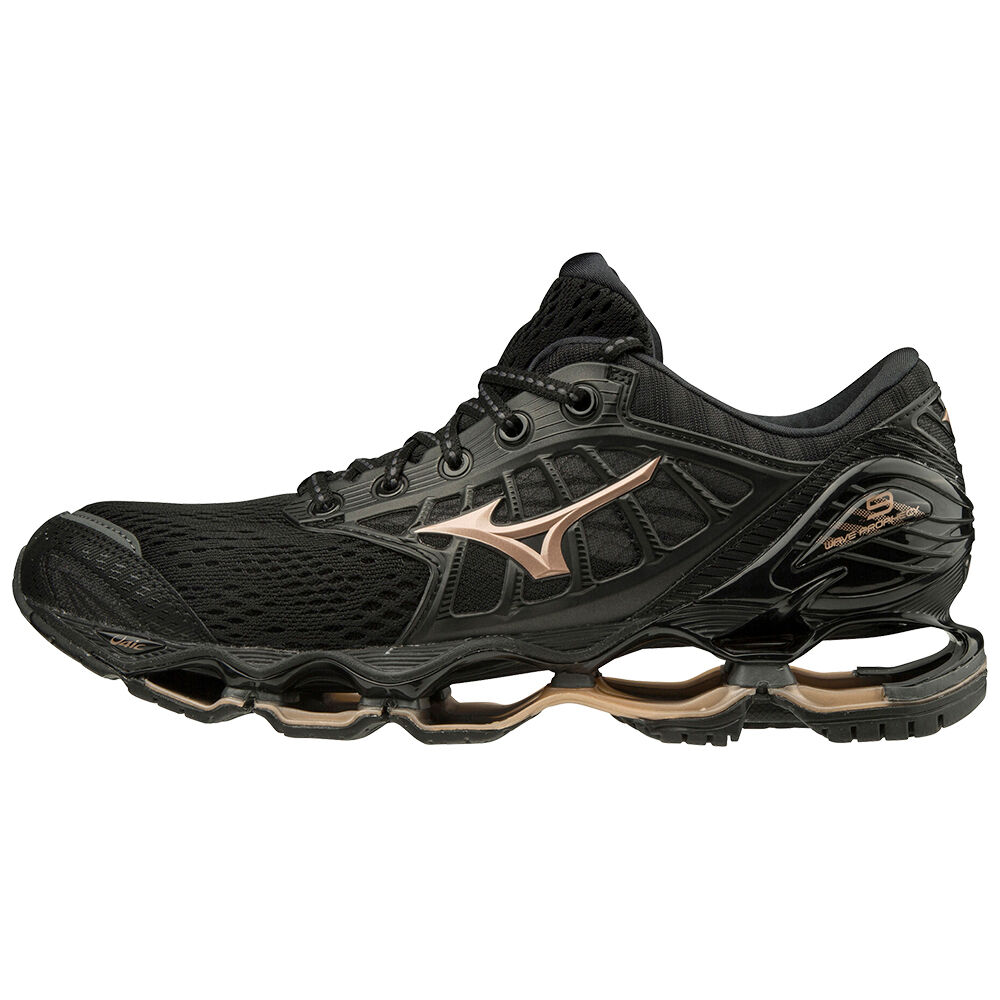 Mizuno Wave Prophecy 9 - Bayan Koşu Ayakkabısı - Siyah/Gri Türkiye (LUSCVE-951)